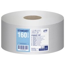 ZUM internetveikals: Tualetes papīrs 2-kārt. 160m Grite Standart balināts