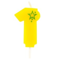 ZUM internetveikals: Svecīte dzimšanas dienas 1 dzeltena