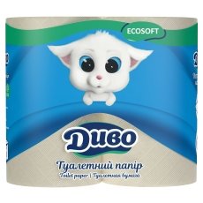 ZUM internetveikals: Tualetes papīrs Divo 2slāņi 4ruļļi