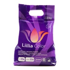 ZUM internetveikals: Veļas pulveris Liilia Color 3kg