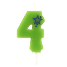 ZUM internetveikals: Svecīte dzimšanas dienas 4 zaļa